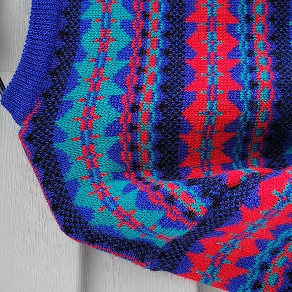 LL BEAN VINTAGE 100% WOOL MULTICOLORED MEDIUM MEN'S SWEATER NWOT - Picture 13 of 17